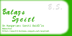 balazs szeitl business card